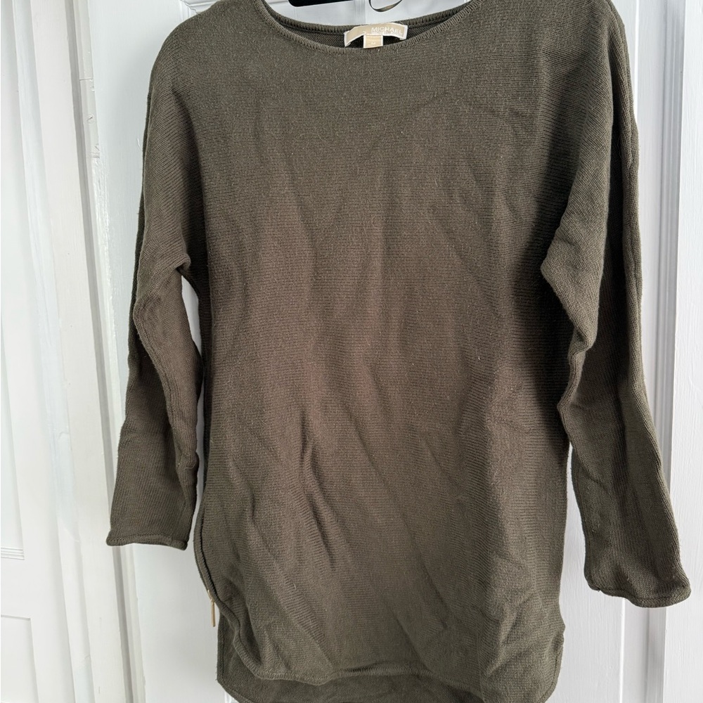 Michael Kors Green Knit Top